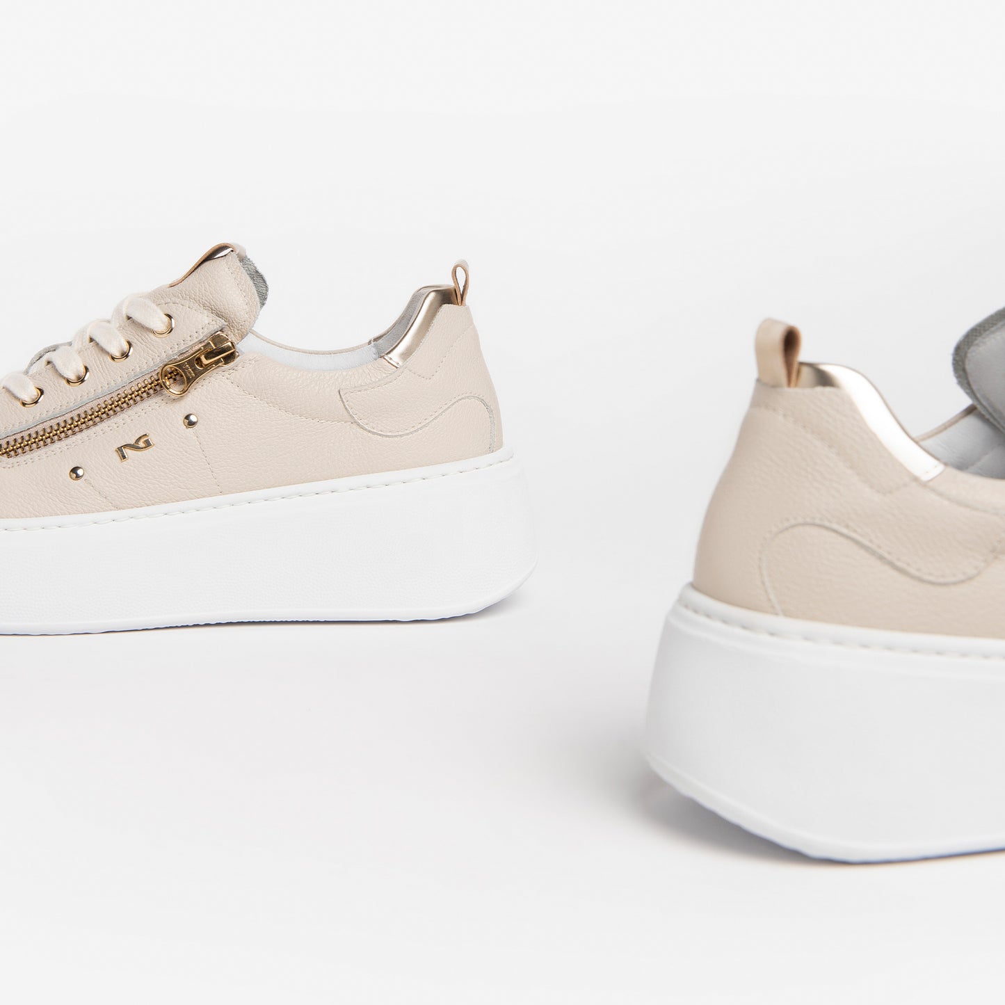 Baskets Allauch Beiges