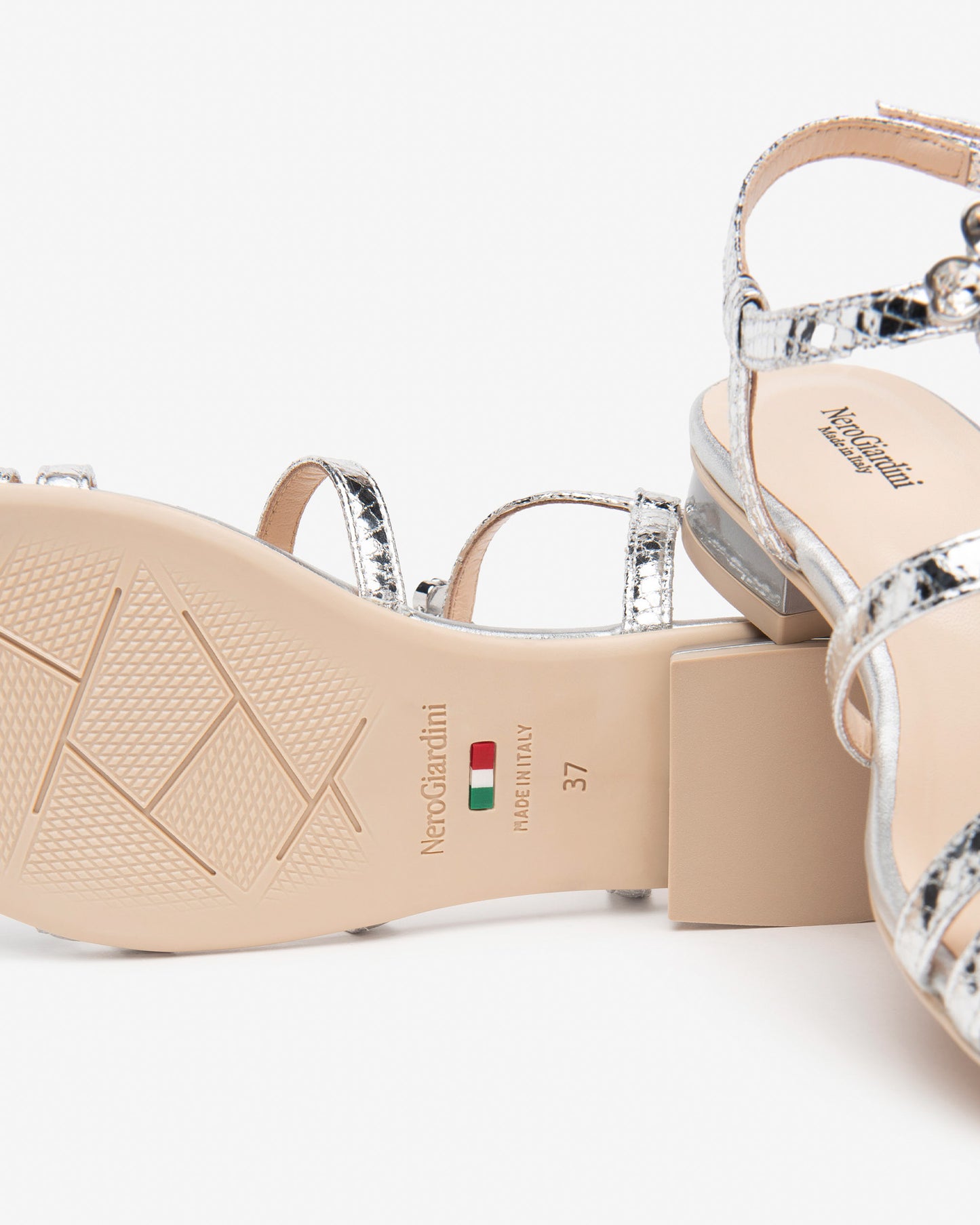 Sandales Esquinas Argentées