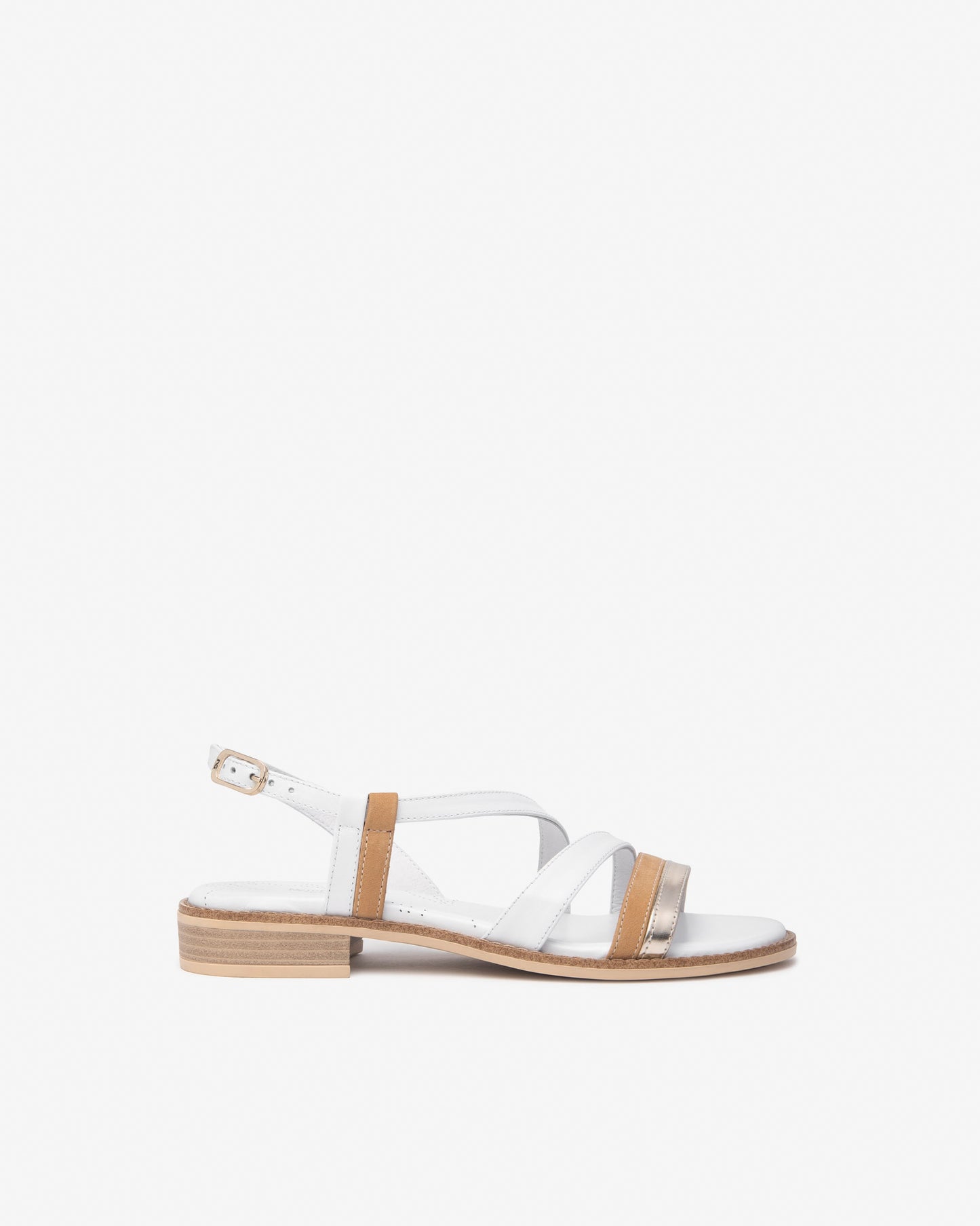 Sandales Golfito Blanches Article 513421 Marque Italie NeroGiardini Chaussures Cuir Femmes Magasins France Nouvelle Collection Printemps été 2025