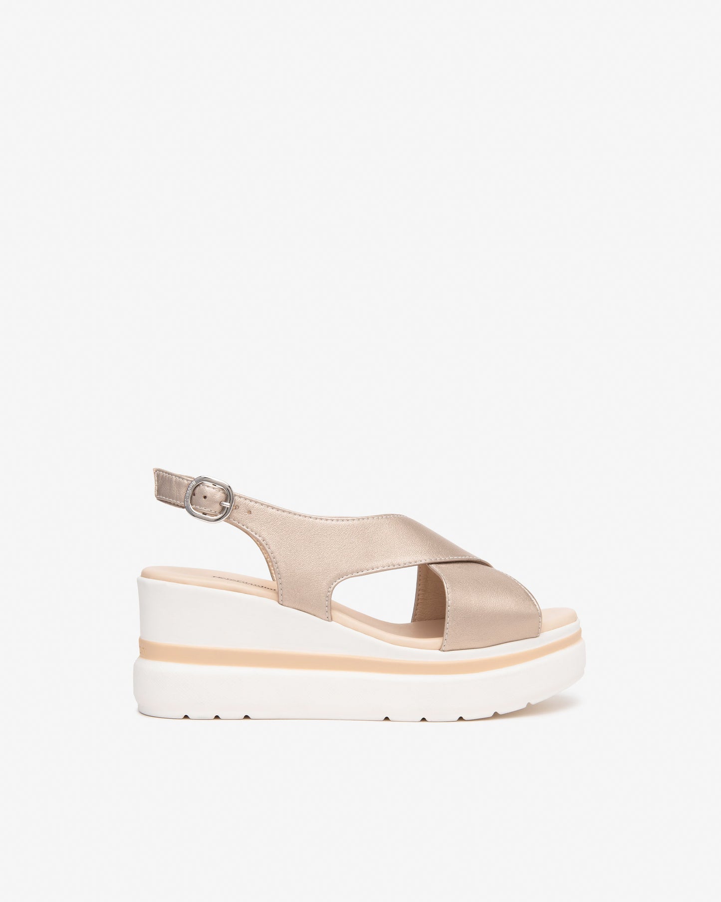 Sandales Cativo Dorées Article 513516 Marque Italie NeroGiardini Chaussures Cuir Femmes Magasins France Nouvelle Collection Printemps été 2025