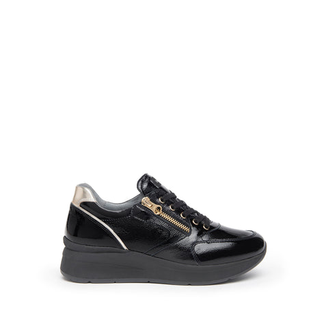 Baskets Riverside Noires Vernies