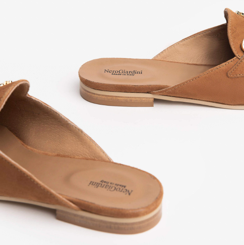 Mules Gucco Camel