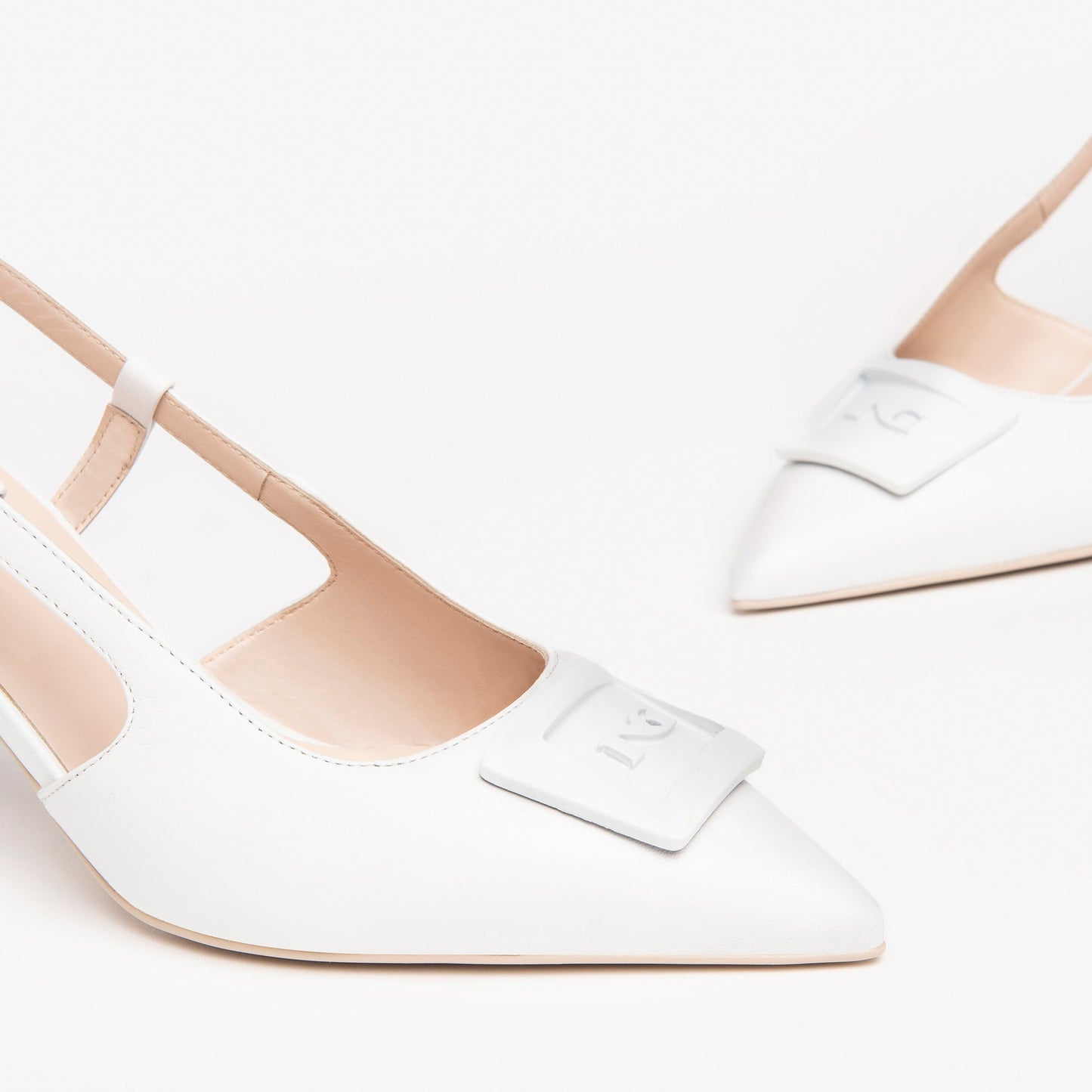 Escarpins Menton Blancs