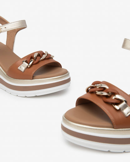 Sandales Aria Camel