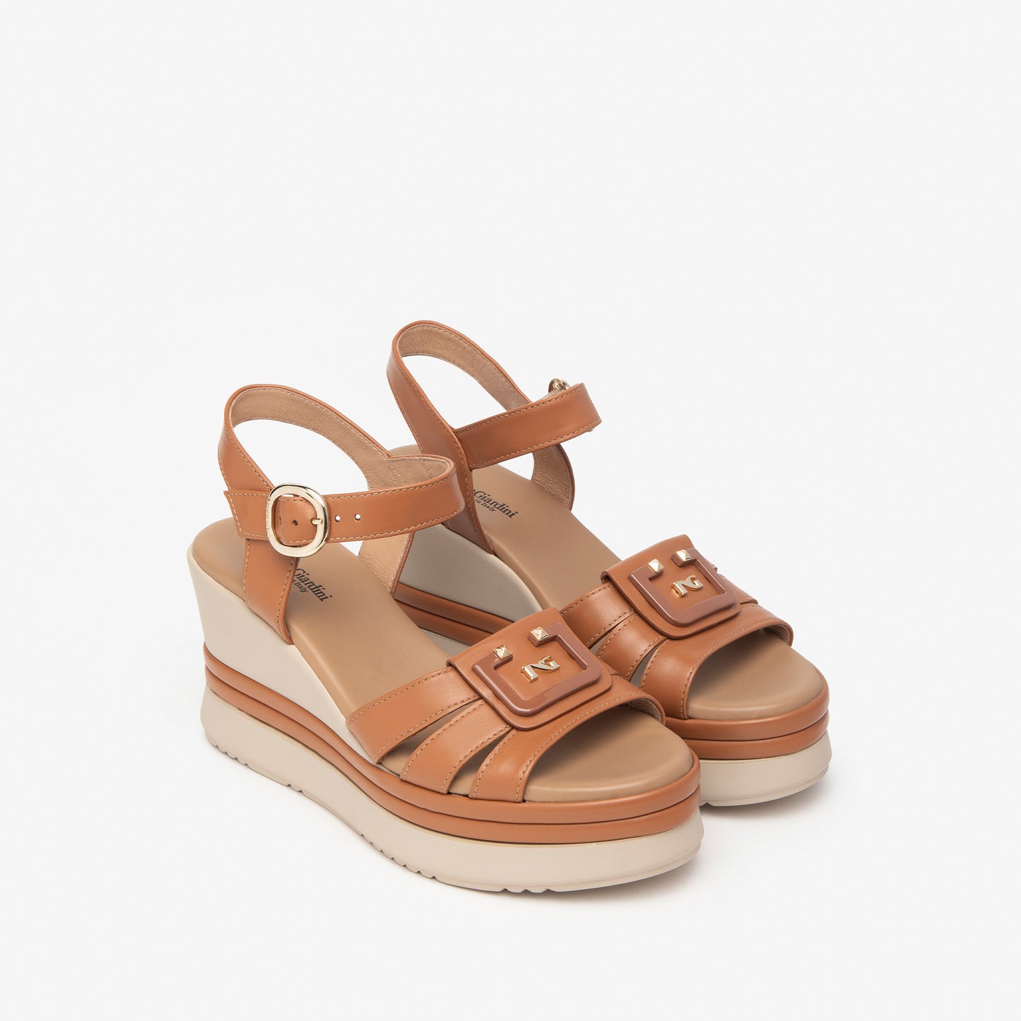 Cassiopee Camel Sandals