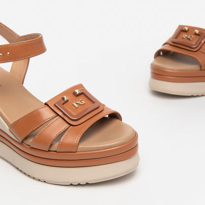 Cassiopee Camel Sandals