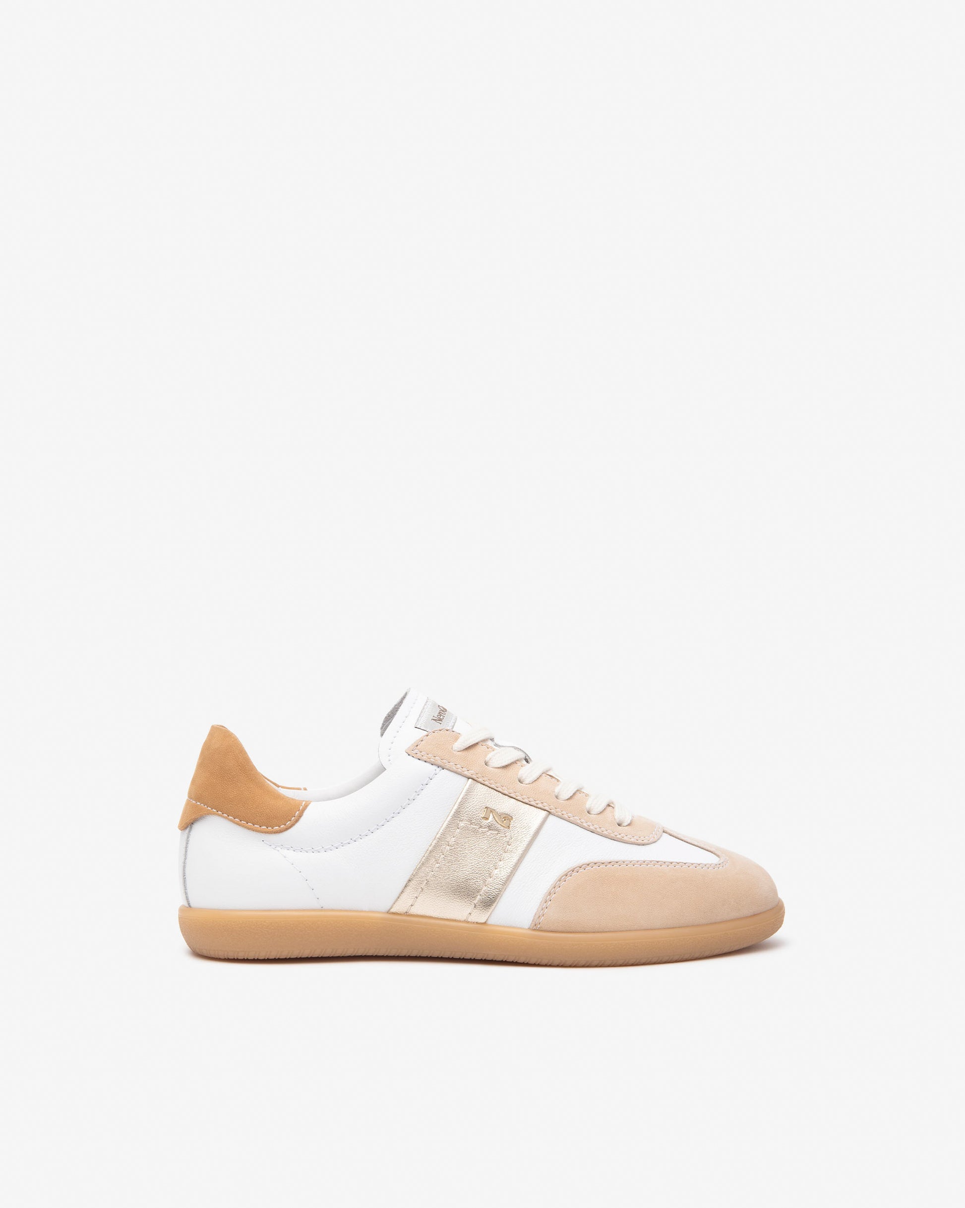 Baskets Reyes Beiges Nouvelle collection Printemps Été 2026 marque NeroGiardini chaussures femme baskets tendance cuir qualité fabrication italienne confort premium style chic mode élégance contemporaine haut de gamme