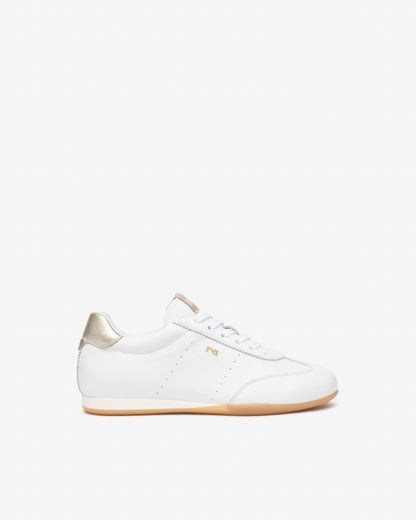 Baskets Bendigo Blanches Nouvelle collection Printemps Été 2026 marque NeroGiardini chaussures femme baskets tendance cuir qualité fabrication italienne confort premium style chic mode élégance contemporaine haut de gamme