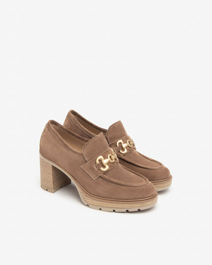 Carica Taupe Moccasins