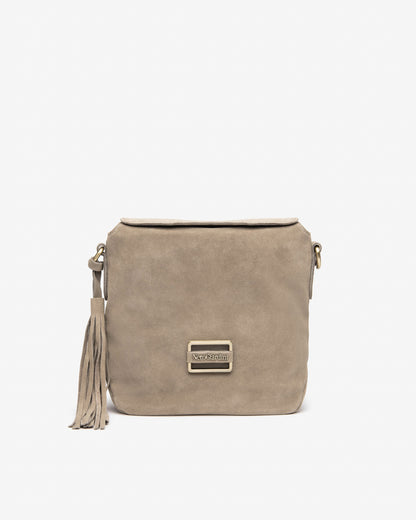 Taupe Messenger Bag