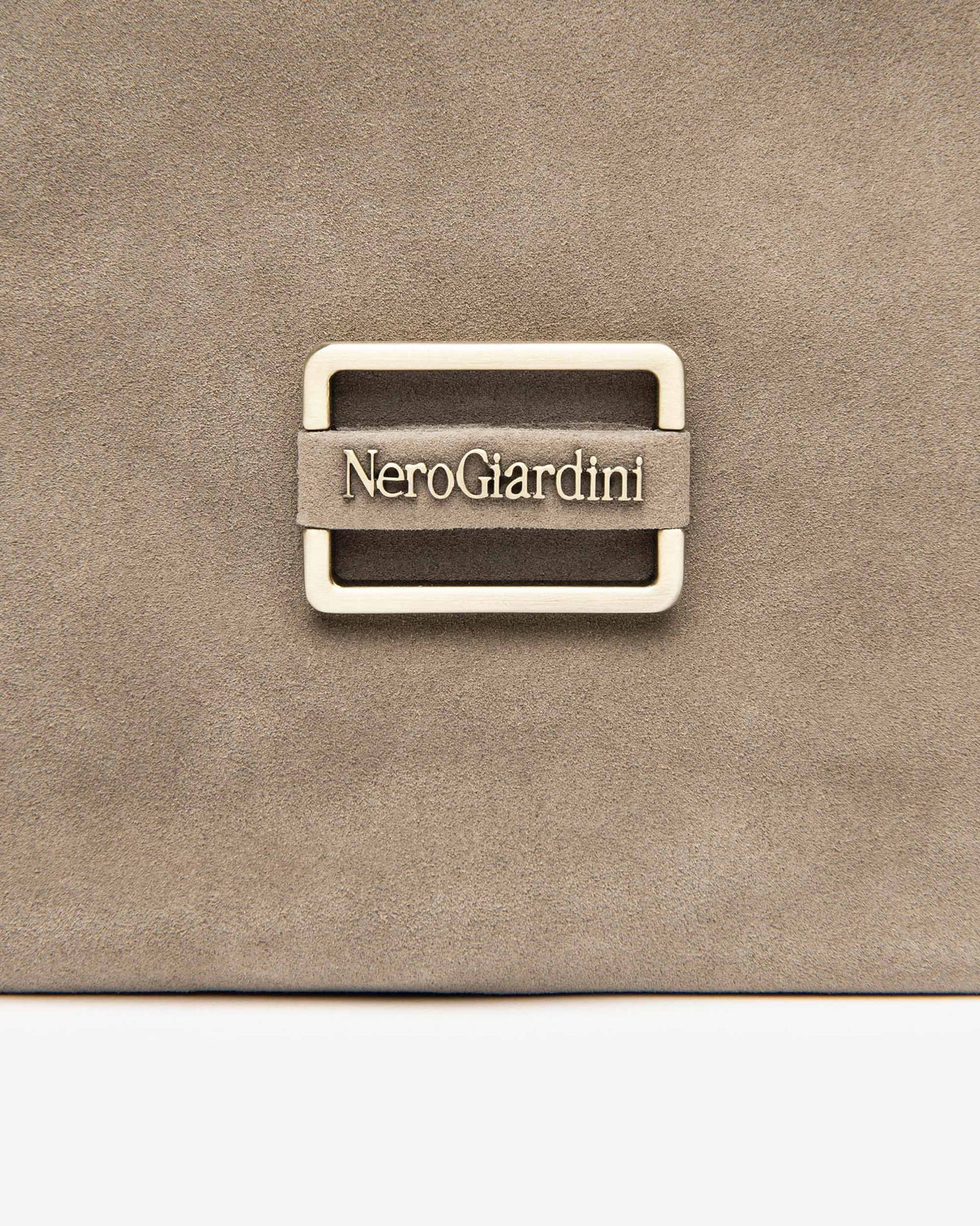 Taupe Messenger Bag