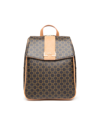Sac Backpack Brun