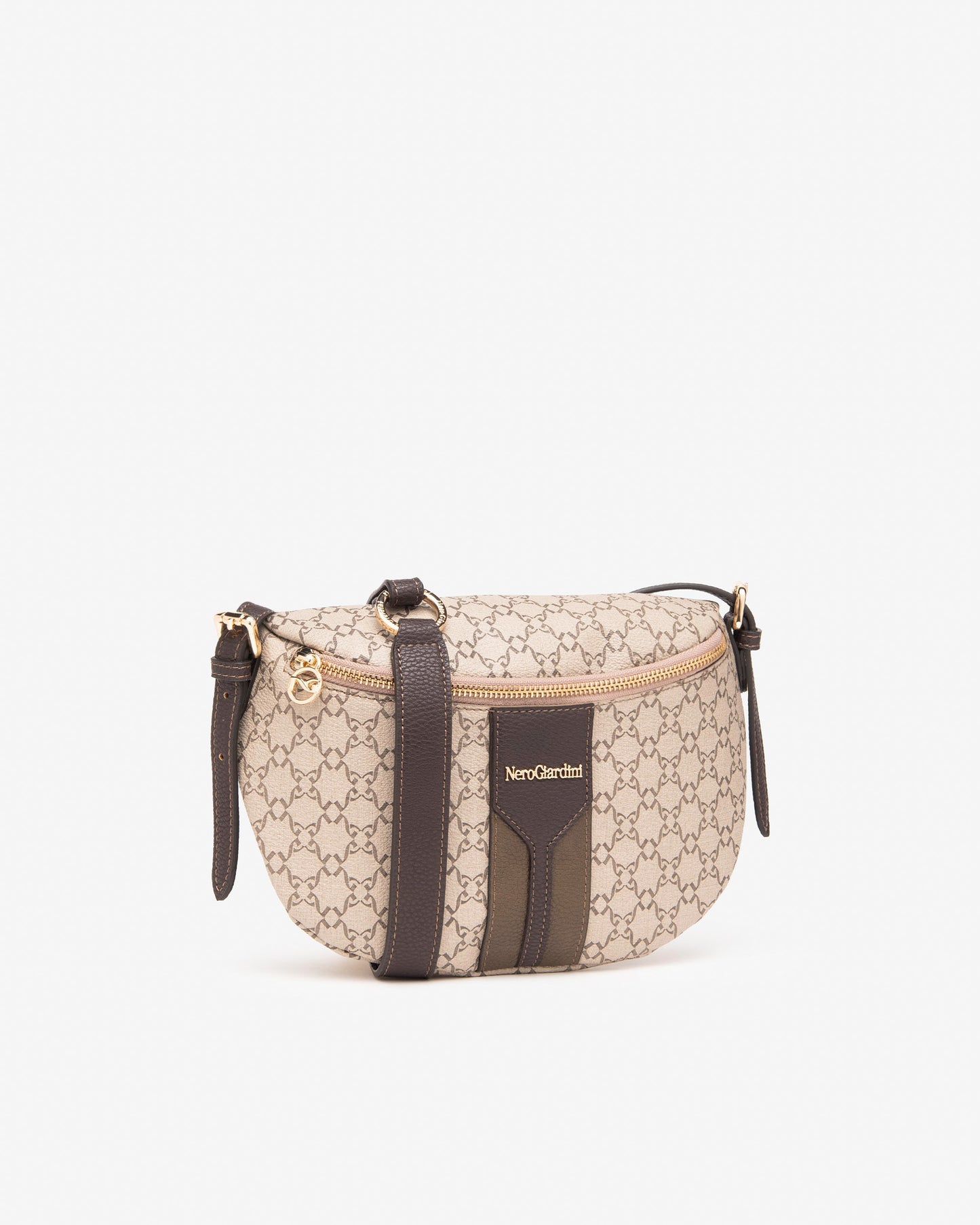 Beige Combined Fanny Pack