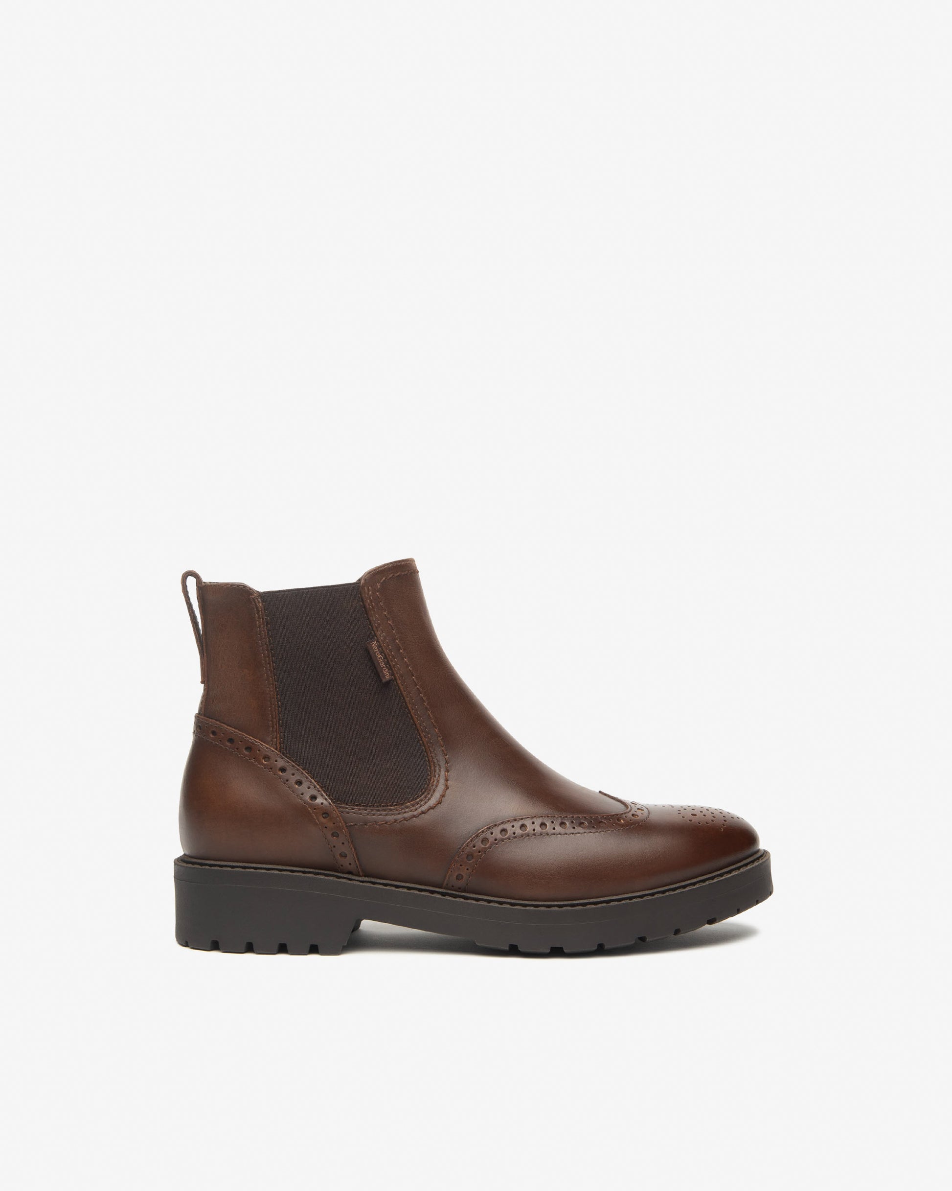 Boots Kalundborg Bruns article 513990 Chaussures femmes Marque NeroGiardini Italie Cuir Nouvelle collection automne hiver 2025 Magasins France