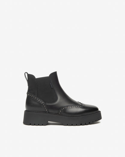 Boots Pepin Noirs article 514002 Chaussures femmes Marque NeroGiardini Italie Cuir Nouvelle collection automne hiver 2025 Magasins France