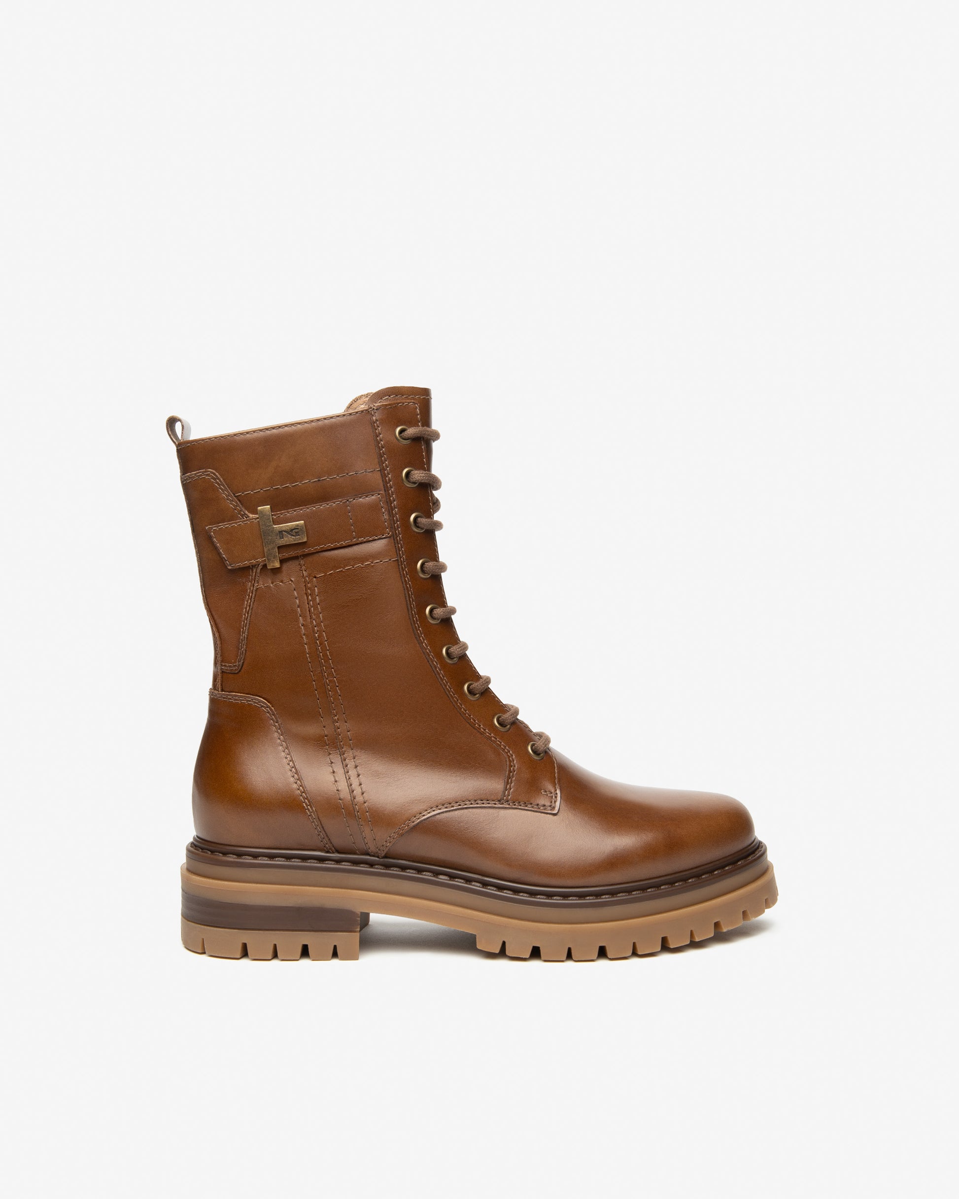 Bottines Moroni Camel Chaussures femmes Marque NeroGiardini Italie Cuir Nouvelle collection automne hiver 2025 Magasins France