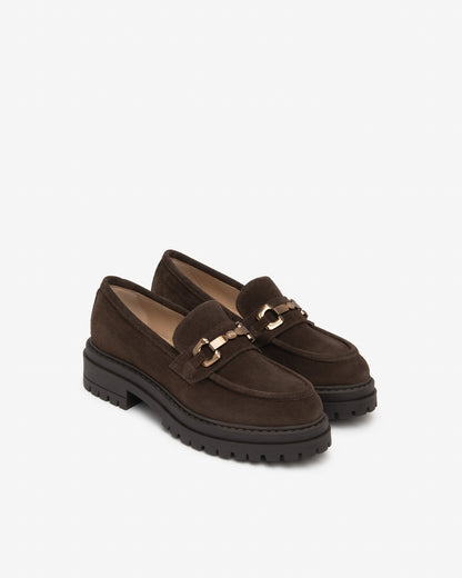 Mocassins Mante Bruns