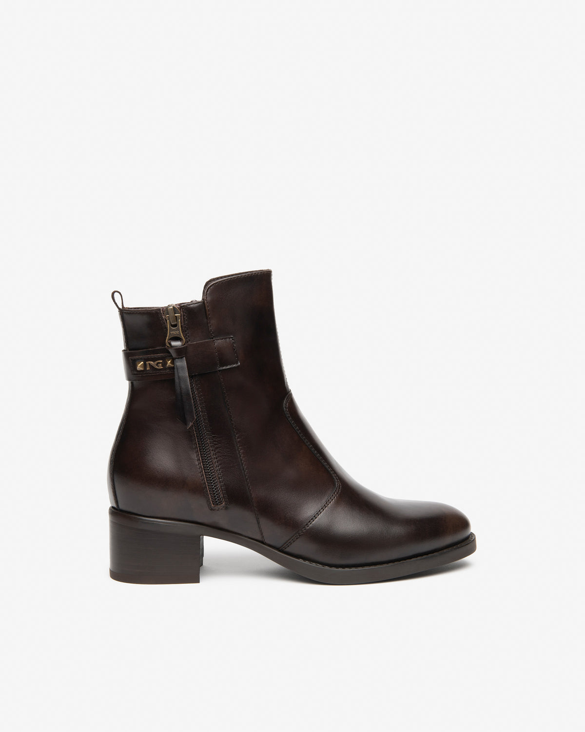 Boots Fav Bruns article 617211 Chaussures femmes Marque NeroGiardini Italie Cuir Nouvelle collection automne hiver 2026 Magasins France