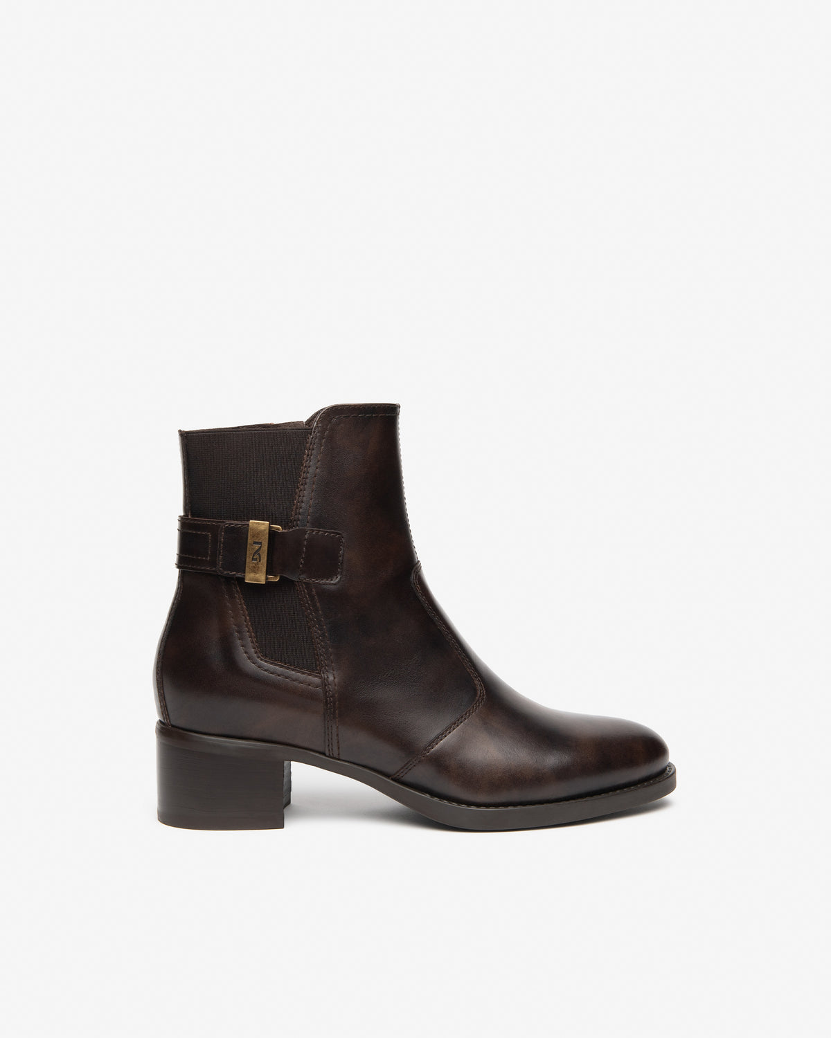 Boots Lef Bruns article 617214 Chaussures femmes Marque NeroGiardini Italie Cuir Nouvelle collection automne hiver 2026 Magasins France