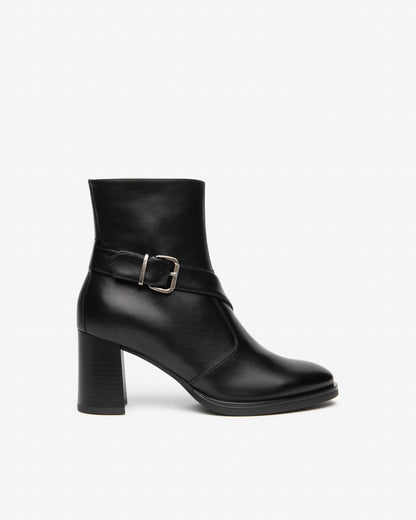 Boots Arhus Noirs 617700 Chaussures femmes Marque NeroGiardini Italie Cuir Nouvelle collection automne hiver 2026 Magasins France
