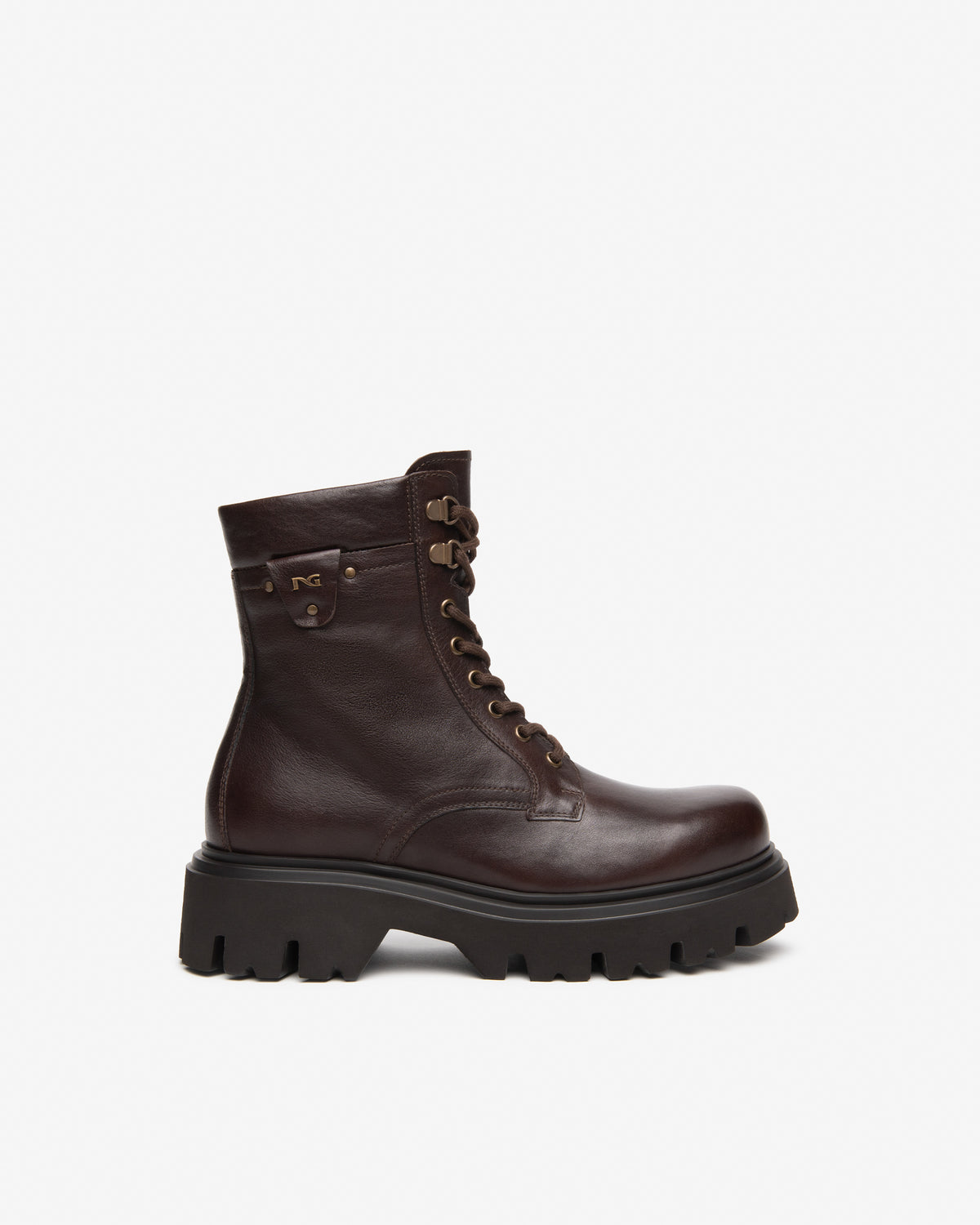 Bottines Malmo Brunes article 618064 Chaussures femmes Marque NeroGiardini Italie Cuir Nouvelle collection automne hiver 2026 Magasins France