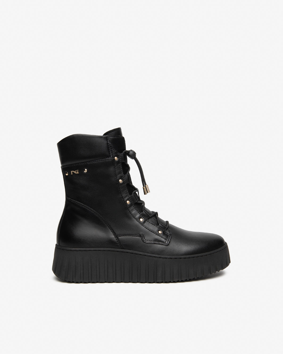 Bottines Tromso Noires article 618123 Chaussures femmes Marque NeroGiardini Italie Cuir Nouvelle collection automne hiver 2026 Magasins France