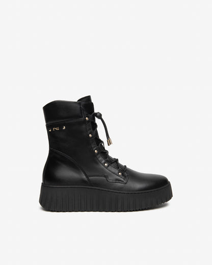 Bottines Tromso Noires article 618123 Chaussures femmes Marque NeroGiardini Italie Cuir Nouvelle collection automne hiver 2026 Magasins France