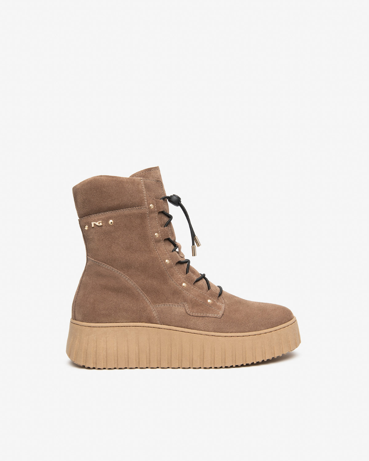 Bottines Tromso Camel article 618124 Chaussures femmes Marque NeroGiardini Italie Cuir Nouvelle collection automne hiver 2026 Magasins France