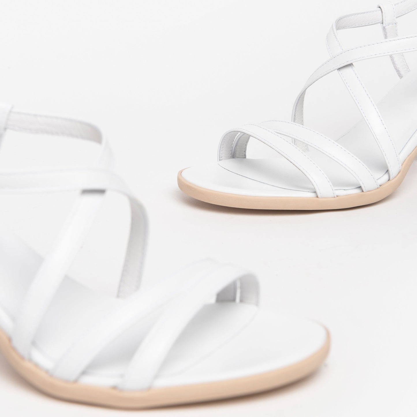 White Valbonne Sandals
